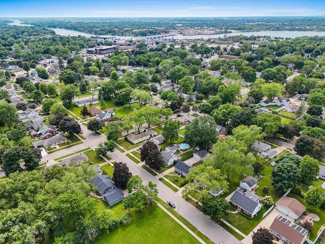 625 N Winnebago St, De Pere, WI 54115 - aerial view of residential area with a nearby body of water