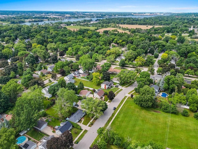 625 N Winnebago St, De Pere, WI 54115 - aerial view of residential area featuring a tree filled landscape