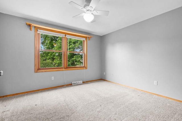 2939 W Roselawn Dr, Appleton, WI 54914 - empty room with carpet flooring and a ceiling fan
