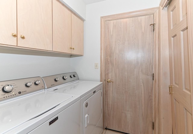 540 Mc Aurther Ln Unit B, Brookfield, WI 53045 - laundry room featuring separate washer and dryer and cabinet space