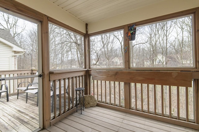 9245 S 54th St, Franklin, WI 53132 - view of unfurnished sunroom