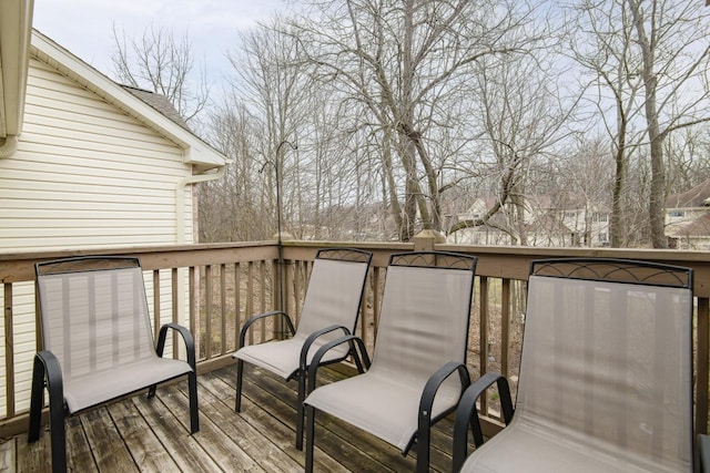 9245 S 54th St, Franklin, WI 53132 - view of wooden deck