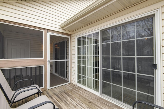 9245 S 54th St, Franklin, WI 53132 - view of unfurnished sunroom