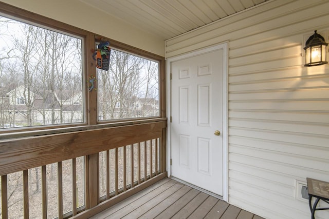 9245 S 54th St, Franklin, WI 53132 - view of unfurnished sunroom
