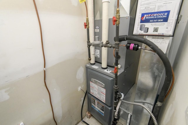 9245 S 54th St, Franklin, WI 53132 - utilities with heating unit