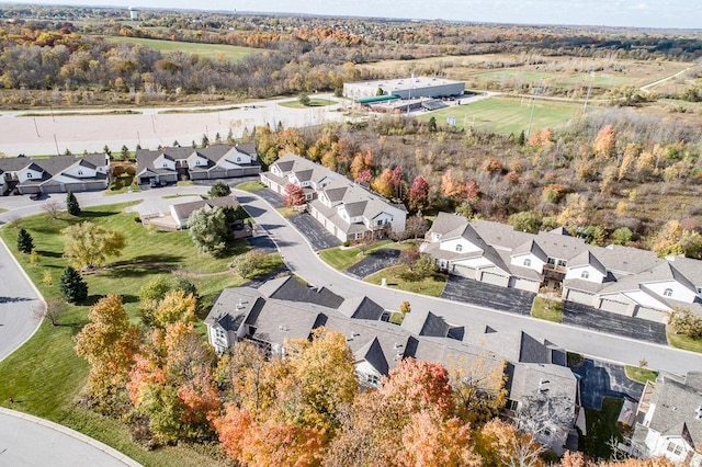 9245 S 54th St, Franklin, WI 53132 - aerial perspective of suburban area
