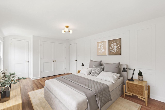 832 E Wilbur Ave, Milwaukee, WI 53207 - bedroom with wood finished floors and a closet