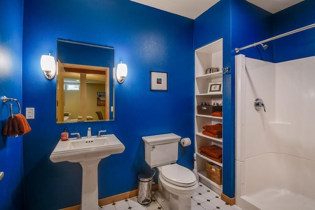 6846 Frank Lloyd Wright Ave, Middleton, WI 53562 - bathroom with toilet and a shower