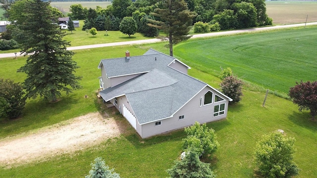 N5516 Polar Rd, Bryant, WI 54418 - view from above of property