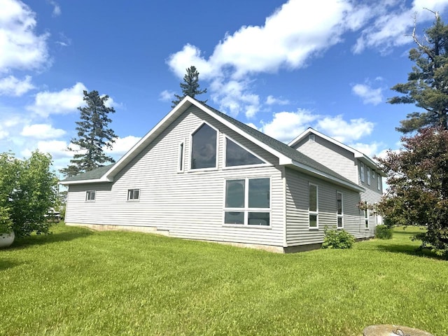 N5516 Polar Rd, Bryant, WI 54418 - view of property exterior with a lawn