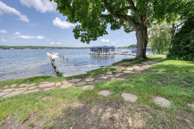 915 Mariane Ter, Lake Geneva, WI 53147 - dock featuring a water view