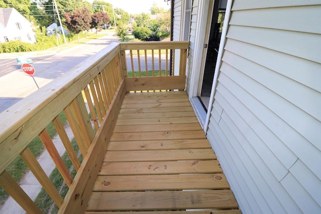 1503 St Lawrence Ave, Beloit, WI 53511 - view of wooden terrace