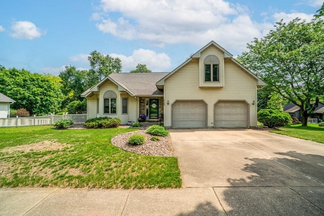 4129 Birch Crest Ln, Eau Claire, WI 54701 - traditional-style home with driveway and a garage
