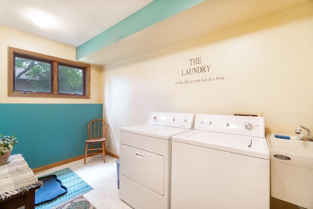4129 Birch Crest Ln, Eau Claire, WI 54701 - laundry room with washer and dryer and light floors