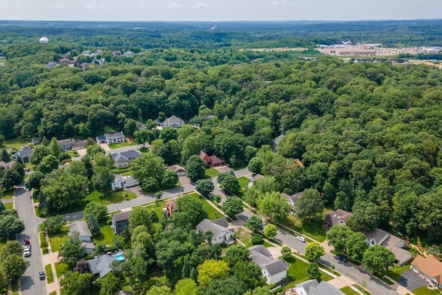 4129 Birch Crest Ln, Eau Claire, WI 54701 - aerial perspective of suburban area with a forest