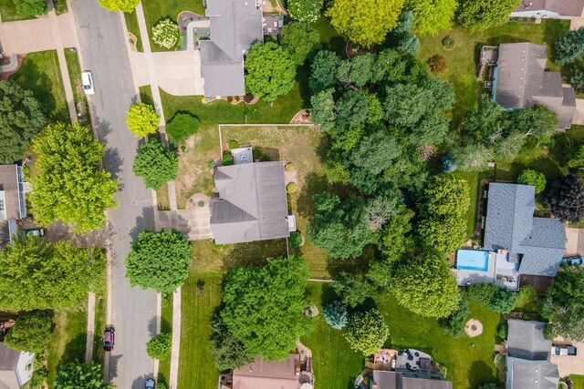 4129 Birch Crest Ln, Eau Claire, WI 54701 - aerial perspective of suburban area
