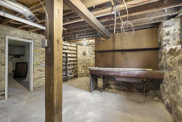 205 W Main St, Weyauwega, WI 54983 - view of unfinished below grade area