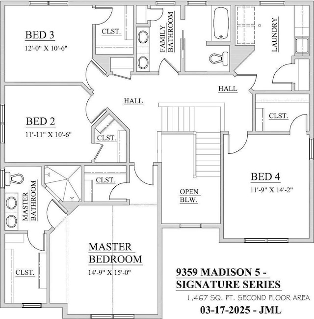 511 Woodside Ct, West Bend, WI 53095 - view of floor plan / room layout