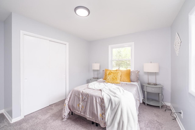 11114 8th Ave, Pleasant Prairie, WI 53158 - bedroom featuring carpet floors and a closet