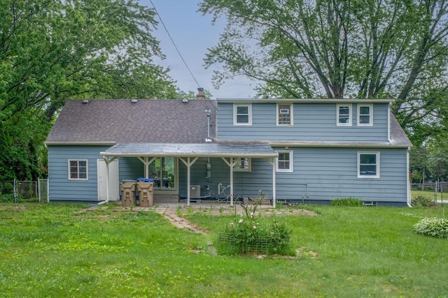 11114 8th Ave, Pleasant Prairie, WI 53158 - rear view of property featuring a chimney