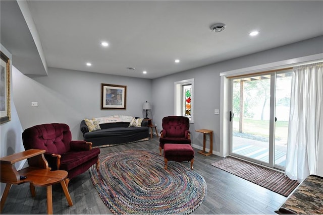 33516 No Mans Trl, Minong, WI 54859 - living room with wood finished floors and recessed lighting