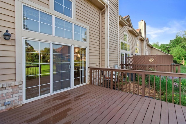 2975 River Birch Dr Unit F, Brookfield, WI 53045 - view of wooden deck