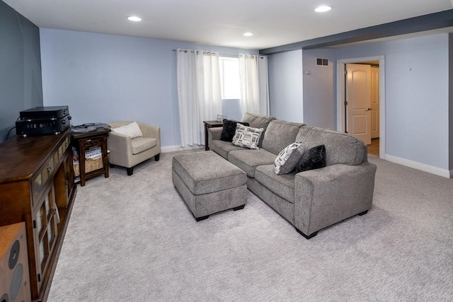 N165W20576 Berry Patch Rd Unit 702, Jackson, WI 53037 - living area with recessed lighting and carpet flooring