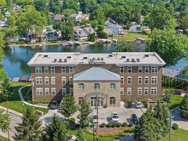 N52W35002 Lake Dr Unit 302, Okauchee, WI 53069 - drone / aerial view of a large body of water