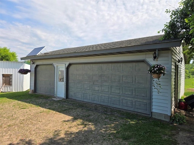 N35182 Weverstad Rd, Blair, WI 54616 - view of garage