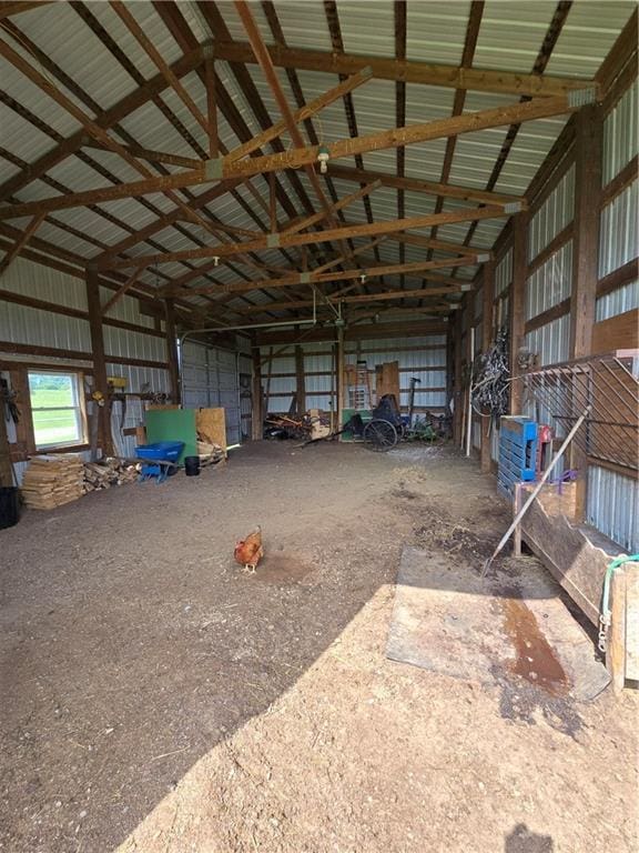N35182 Weverstad Rd, Blair, WI 54616 - misc room featuring metal wall