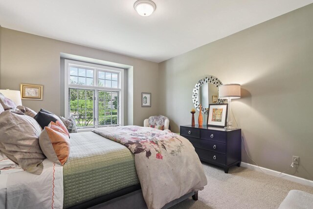 16885 Lake Rd Unit A, Brookfield, WI 53005 - bedroom with light colored carpet and baseboards