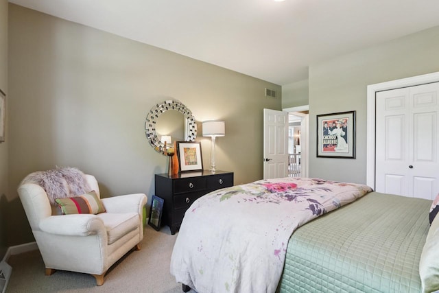 16885 Lake Rd Unit A, Brookfield, WI 53005 - bedroom with a closet and light colored carpet
