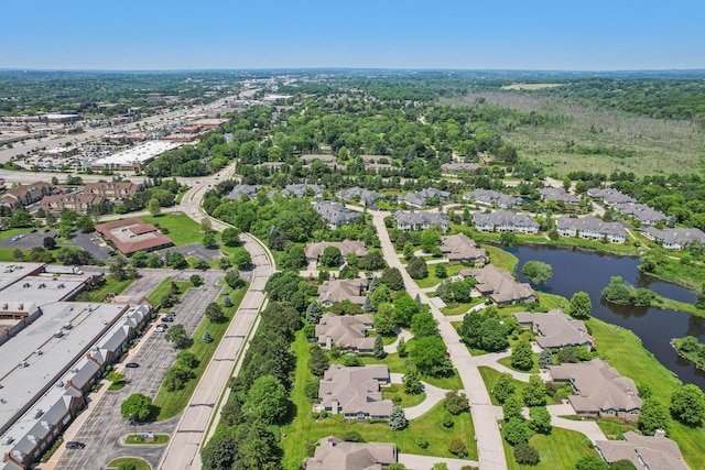 16885 Lake Rd Unit A, Brookfield, WI 53005 - aerial view of property and surrounding area with a nearby body of water