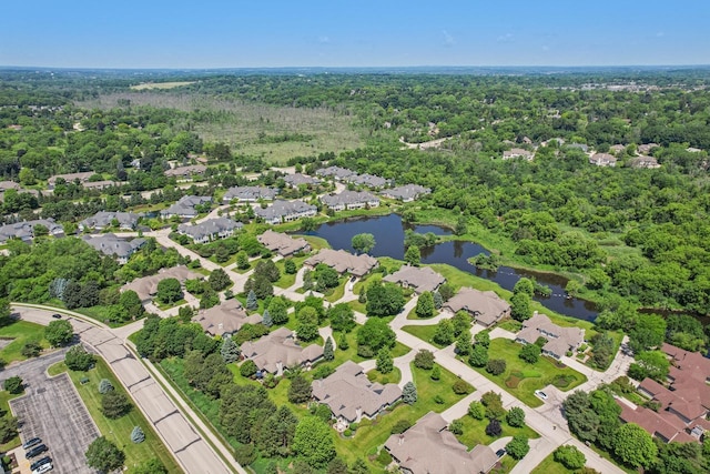 16885 Lake Rd Unit A, Brookfield, WI 53005 - aerial perspective of suburban area featuring a large body of water and a forest