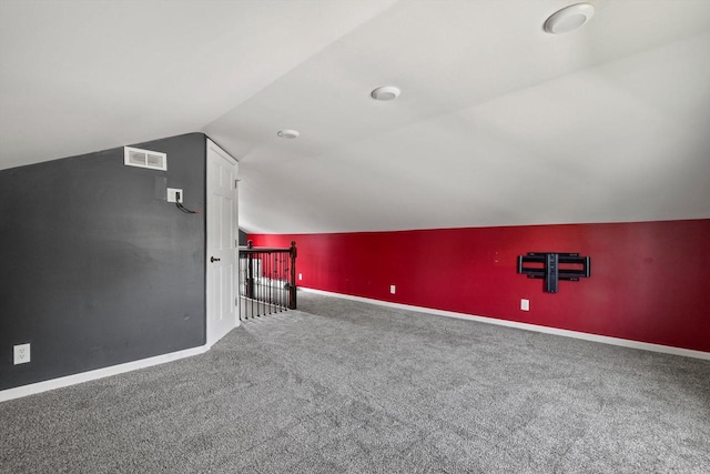 513 61st St, Kenosha, WI 53143 - additional living space featuring carpet and lofted ceiling