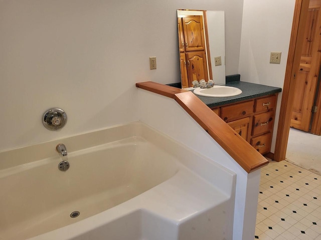1607 E Cleveland St, Marshfield, WI 54449 - full bathroom with a garden tub and vanity