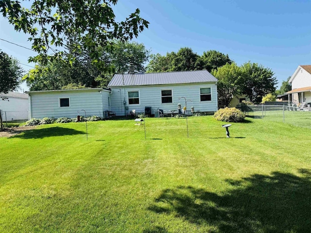 1117 21st St, Monroe, WI 53566 - back of house with a metal roof