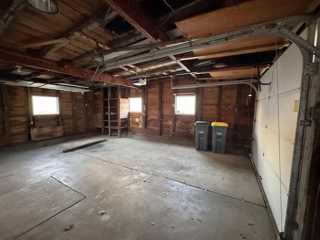 1117 21st St, Monroe, WI 53566 - garage featuring a garage door opener