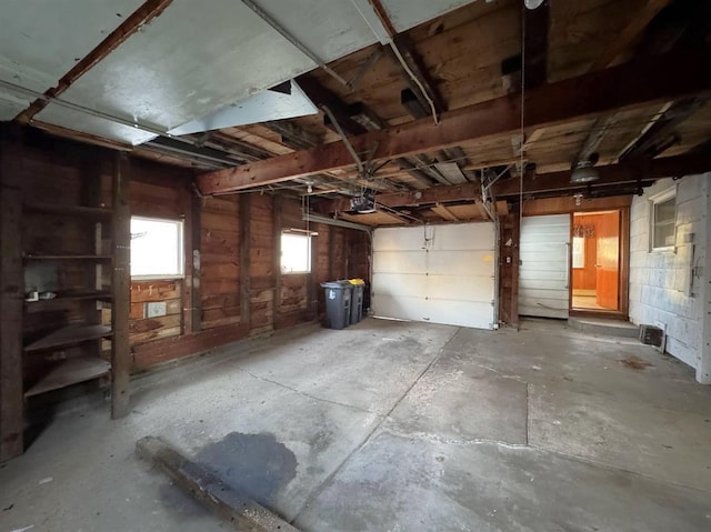 1117 21st St, Monroe, WI 53566 - garage featuring a garage door opener
