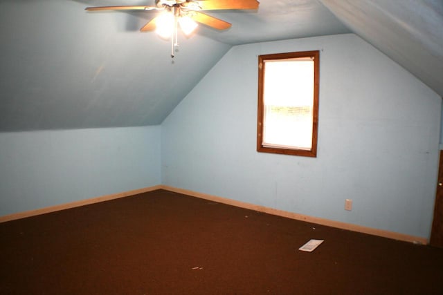 4228 N 52nd St, Milwaukee, WI 53216 - additional living space with lofted ceiling and a ceiling fan