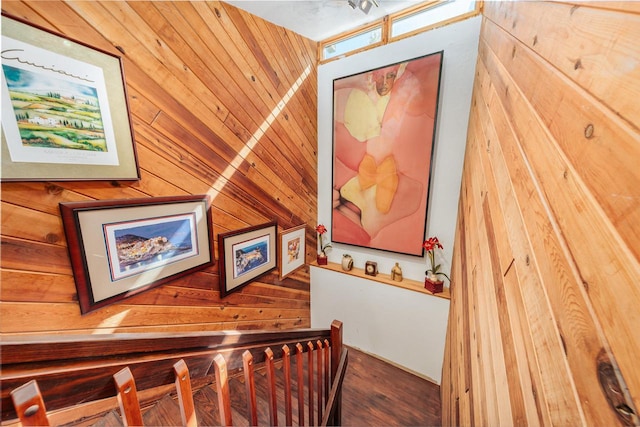 W296N2978 Franciscan Rd, Pewaukee, WI 53072 - stairs with wooden walls