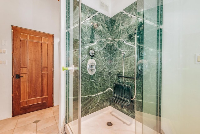 W296N2978 Franciscan Rd, Pewaukee, WI 53072 - full bath with a shower stall and tile patterned floors