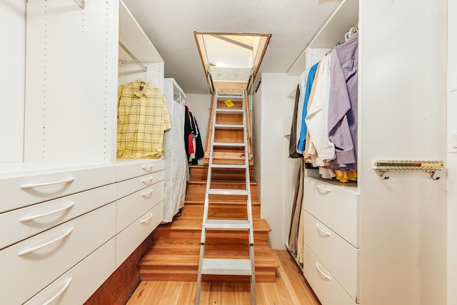 W296N2978 Franciscan Rd, Pewaukee, WI 53072 - spacious closet featuring light wood-style floors