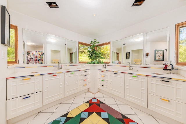 W296N2978 Franciscan Rd, Pewaukee, WI 53072 - full bath featuring vanity and tile patterned floors