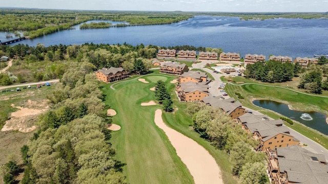 1844-3 E 20th Ct Unit 2503, Arkdale, WI 54613 - aerial perspective of suburban area with a large body of water and a golf course