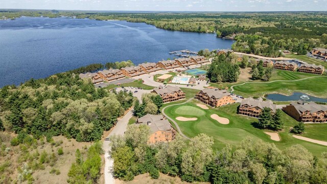 1844-3 E 20th Ct Unit 2503, Arkdale, WI 54613 - aerial view of property's location with a nearby body of water and a golf club