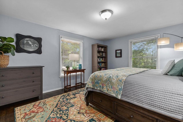 1824 W Reid Dr, Appleton, WI 54914 - bedroom with dark wood-type flooring and baseboards