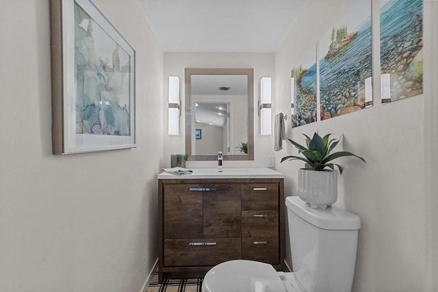 1824 W Reid Dr, Appleton, WI 54914 - bathroom with toilet and vanity