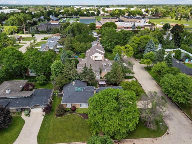 1824 W Reid Dr, Appleton, WI 54914 - aerial view of property and surrounding area with nearby suburban area