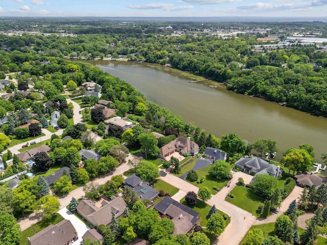 1824 W Reid Dr, Appleton, WI 54914 - aerial perspective of suburban area featuring a nearby body of water
